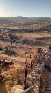 מתנחלים הסתערו על ח'רבת אל-ח'ראבה, שחררו משק חי והתגרו בתושבים