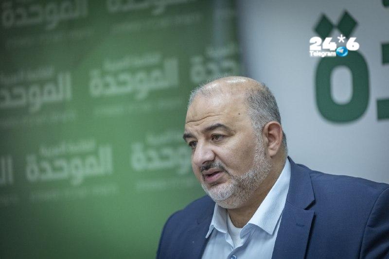 🇮🇱 מוחמד מג'אדלה. יו״ר רע"ם, מנסור עבאס, בפנייה לציבור בשפה הערבית: "עלינו להשיג שבעה מנדטים בבחירות הקרו…