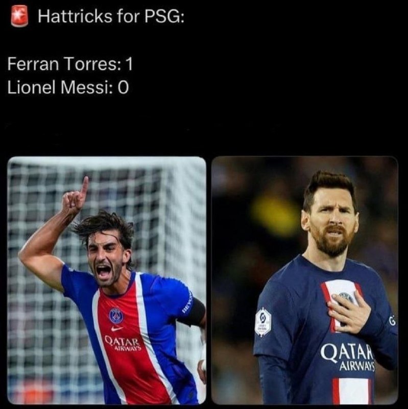 GoalDashag: هتریک برای پاریسن ژرمنمسی 3 سال 0 هتریکفران تورس 4 بازی 1 هتریک@GoolDashag