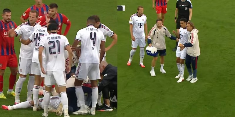 ⚽️ بیست و دو | Bistodo: 🇩🇪 جمال موسیالا در عرضِ سه دقیقه : - به لایپزیگ گل زد - بلافاصله غش کرد - تعویض شد ⚽️ جمال موسیالا گفته بود: «این فصل می