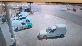 מצלמת מעקב מתעדת את רגע התאונה הטרגית במשולש אל-פאור, שהביאה למותו של אזרח