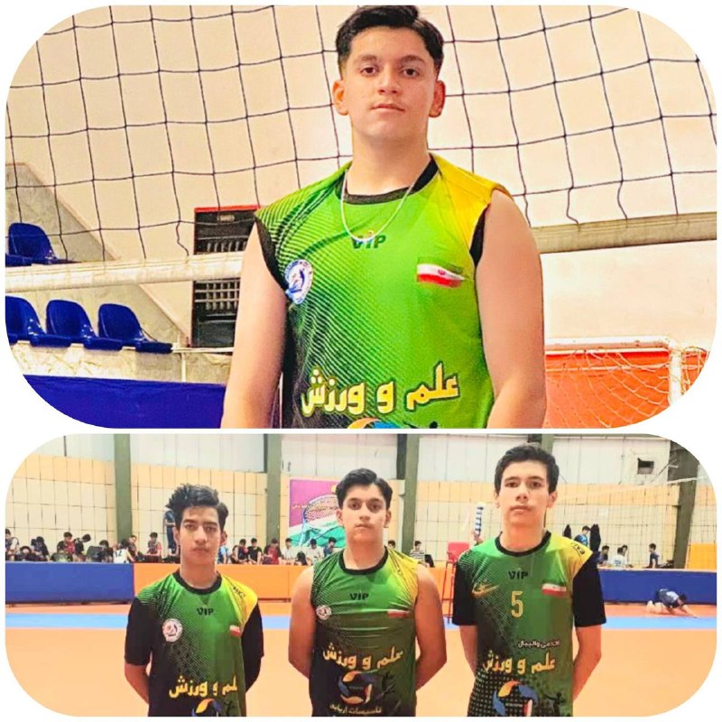 تربت‌ جام آنلاین: 🏐🌟 افتخارآفرینی والیبالیست‌های تربت‌جام«کیان ذاکری‌زاده» از تربت‌جام، به تیم منتخب والیبال دانش‌آموزی متوسطه اول خراسان 
