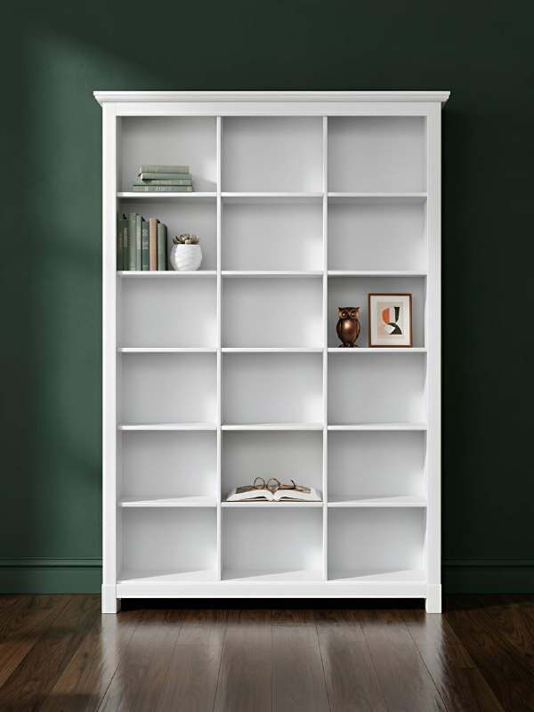 Стеллаж порядок в каждой полке Когда вещей много, а места мало, стеллаж становится главным организатором пространства. Он хранит книги, декор, техн... - изображение 2 - стеллаж, широкий, bruni