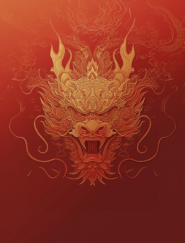 花时间做了几个龙年的图，可惜发现做不成封面了