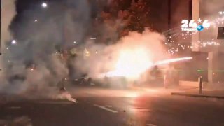 🇮🇱 Documentation of clashes between protesters and the security forces in Tirana, the capital of Albania. Israel News.