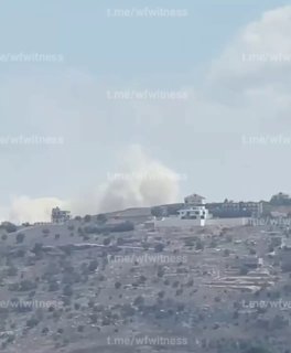 ️🇱🇧🇮🇱 צילומים המציגים את הפיצוץ הישראלי שפקד את העיר בינת ג'בייל, דרום לבנון.