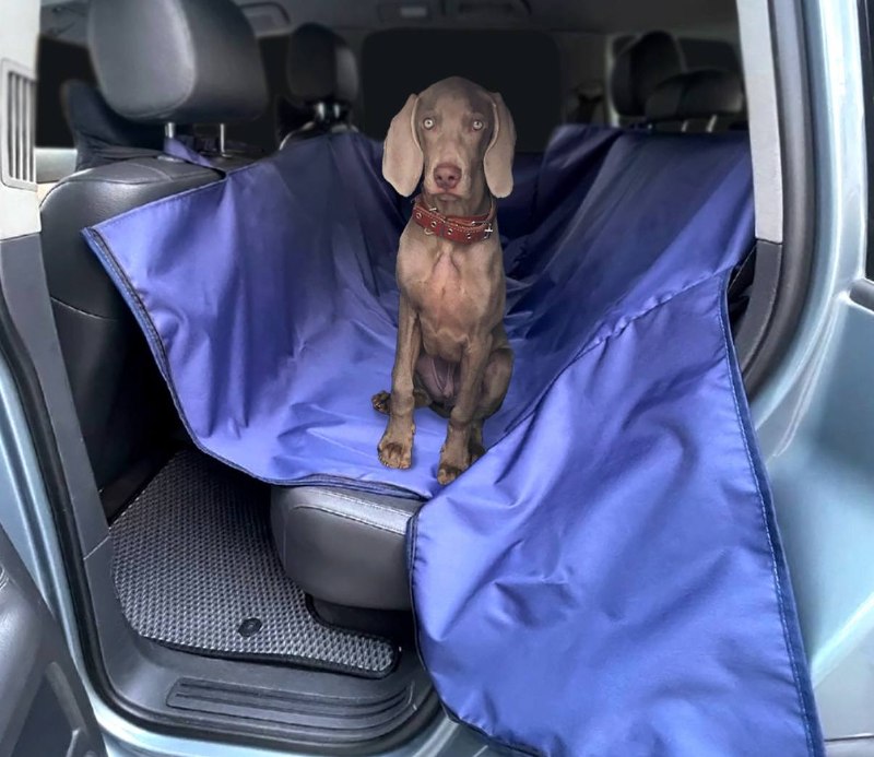 Продам гамак для собак в машину (коричневого цвета), практически новый. — фото 1