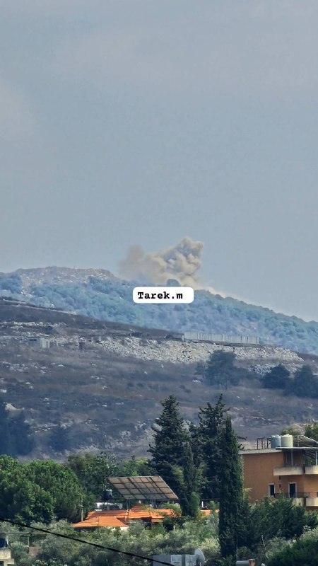 🚨מטוס ישראלי הפיל חומרי נפץ על רמת עלי אל-טאהר