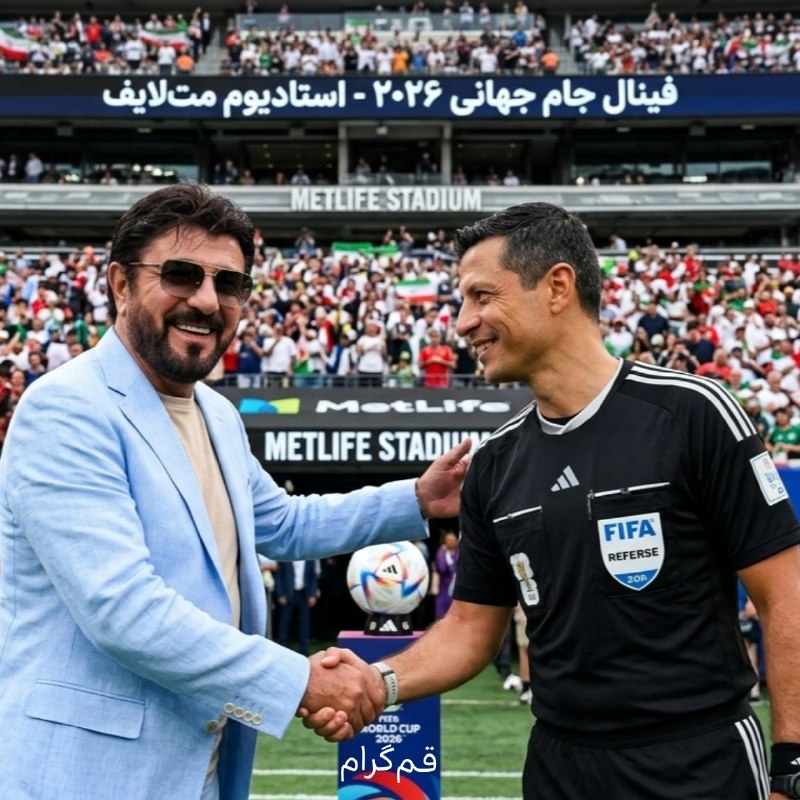 قم گرام: ⚽️نمایش دو ایرانی در فینال جامجهانیعلیرضا فغانی بعنوان داور و بیژن مرتضوی بعنوان خواننده و نوازنده 😍Join now → @qomgram