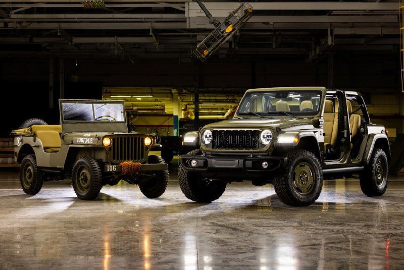 Jeep Wrangler получил версию посвященную Willys эпохи Второй мировой войныИсполн