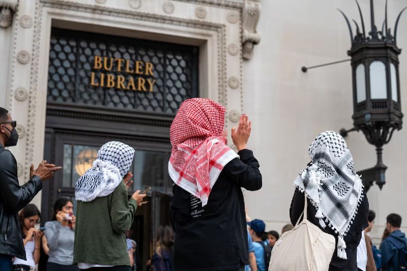 Complaint by pro-Palestinian students from Columbia University due to widespread repression