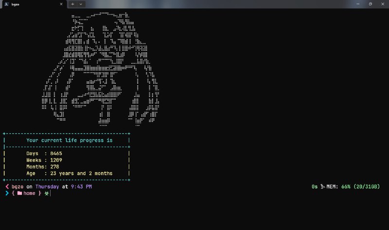 I love this windows terminal profile so much 😊#commandline