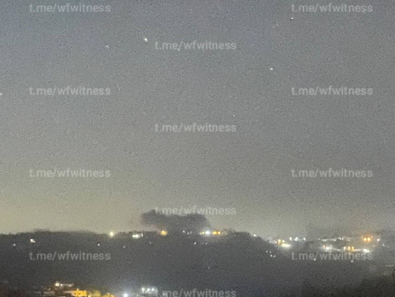 ️🇱🇧🇮🇱 תקיפה אווירית ישראלית מכוונת לפאתי העיירה חריס מחוץ לרצועת הביטחון של דרום לבנון.