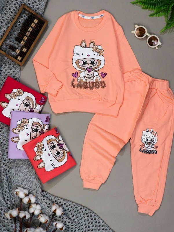 پخش بچگانه نی نی ناز👫: 📍بلوز شلوار دخترانه 🧵 پارچه پنبه 💯تضمین کیفیت ✂️ سایزبندی۳۵/۴۰/۴۵/۵۰🎰کدکالا۱۲۸۱💰 قیمت۵۹۹۰۰۰تومان