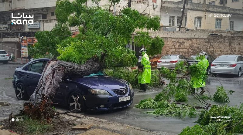 ההגנה האזרחית מגיבה להשלכות של סופת הגשם בלטקיה