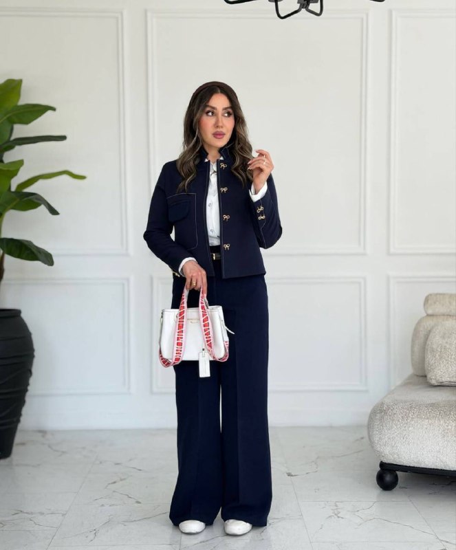 Miss Shahrzad همکاری شهرزاد: 😍کالکشن بهار و تابستان😍یه کت و شلوار کلاسیک و خانومانه😍کت و شلوار غزالجنس..کرپ مازراتی درجه یک📌سایزبندی..1..38.402..42.4