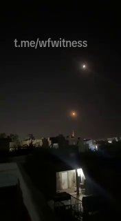 ️🇮🇶🇹🇷🇮🇷 צילומים מראים יריעות ויירטים של מיירטים בארביל, עיראק.