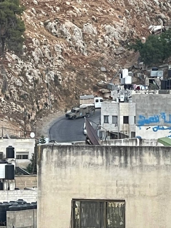 דחוף: כוחות הכיבוש מסתערים על שכונת חאלת אל-עמוד, בעיר שכם.