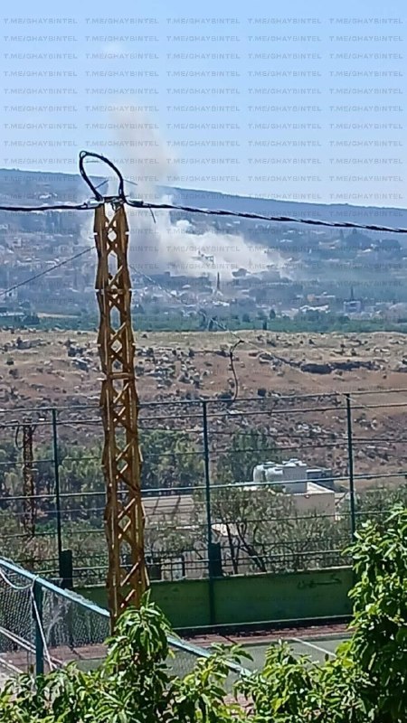 🔴🇮🇱🇱🇧- לפני דקות, התקיפה האווירית של חיל האוויר הישראלי כבשה את אזור אל-מנצורי בדרום לבנון