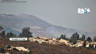 🇮🇱 דסק העולם הערבי. תיעוד התקיפות ברכס עלי טאהר שבדרום לבנון.