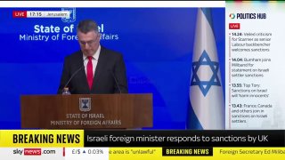 שר החוץ של ישראל גדעון סער: