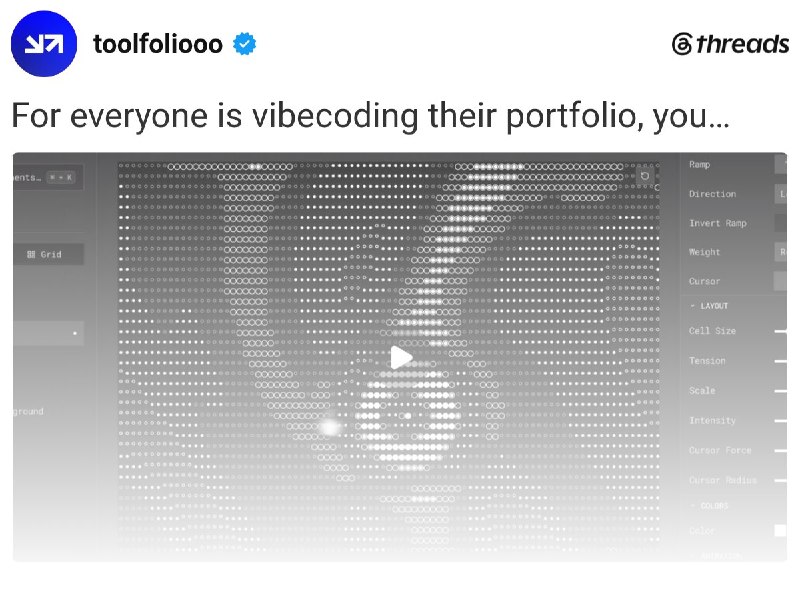Toolfolio (@toolfoliooo) on Threads