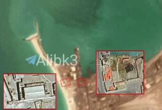 תמונות לוויין מציגות נזק לנמל מוח'ה כתוצאה מהתקפות טילים ומזל"טים ששיגרו לאחרונה כוחות חמושים תימניים.