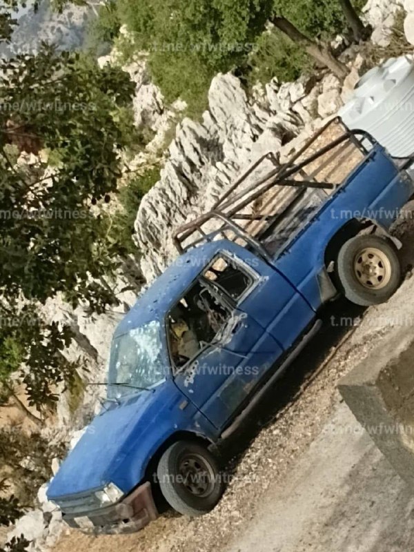 ️🇱🇧🇮🇱 An Israeli drone attacked a van in the village of Kfar Shuba in southern Lebanon.