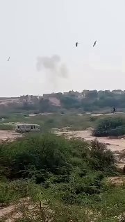 Aiming at Al-Rayyan Airport in Mukalla.