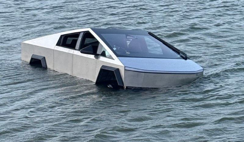 Cybertruck вышел из строя во время теста «режима амфибии»В Техасе владелец Tesla