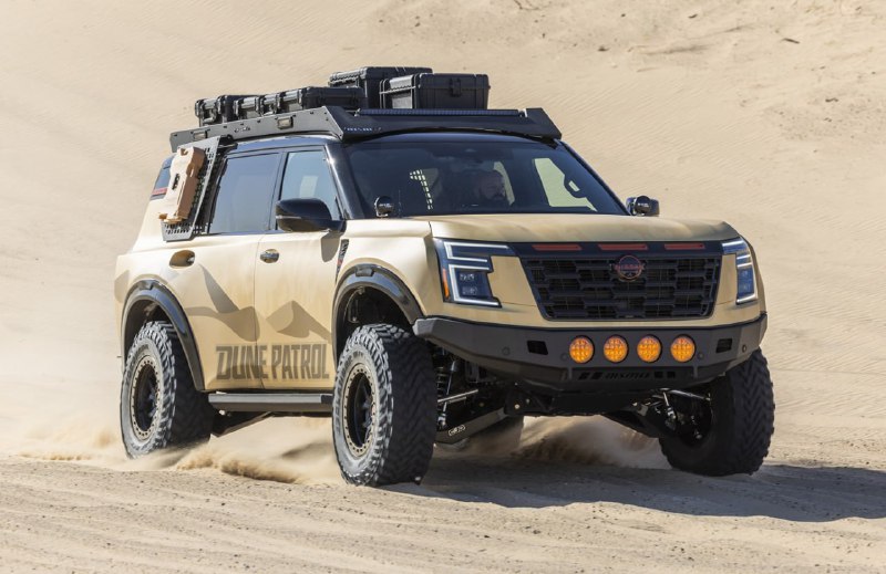 Nissan Patrol подготовили для экстремального бездорожья