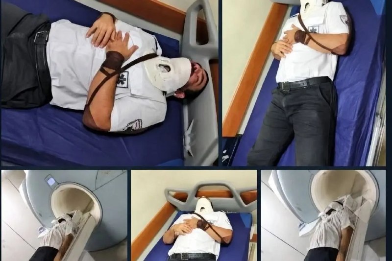 תקיפת טכנאי החירום בסננדג' לאחר חילוץ העובד הפצוע + פרטים נפילת אדם מהפיגום במהלך פעולת הבנייה הבלתי מורשית…