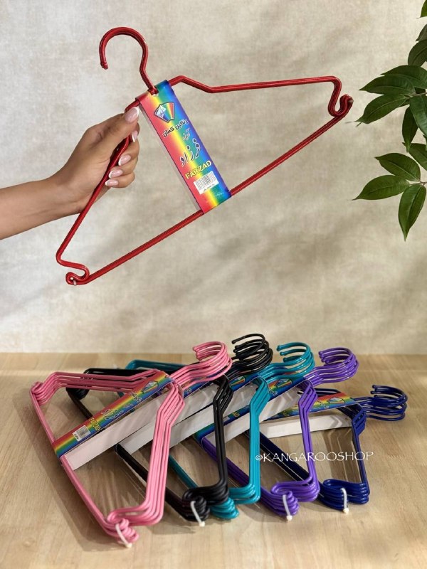 Kangarooshop: ⭐ محصول جدید ⭐⚡ آویز ۶ عددی رنگین کمان قلابدار رنگی فرزاد کد ۳۳۳✔️📦۳۰ عدد✔️قيمت: ۲۰۰۰۰۰ ت🆔كانال فروشگاه👇🏻@KangarooshopII