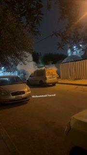 כוחות ישראל תקפו כלי רכב פלסטיני עם פצצת גז ברחוב אל-מוחפאזה בעיר קלקיליה.