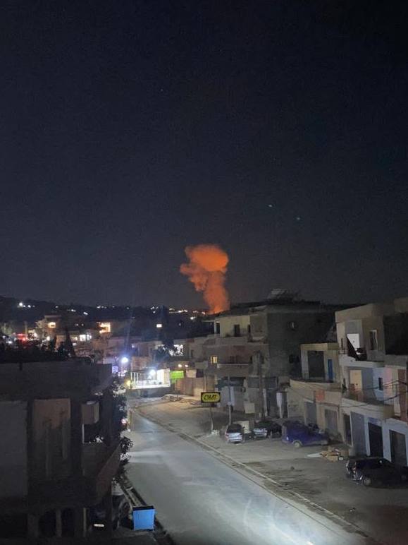 תקיפה אווירית בעיירה סידיקין שבדרום לבנון