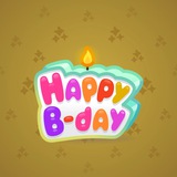 B-Day Candle #10