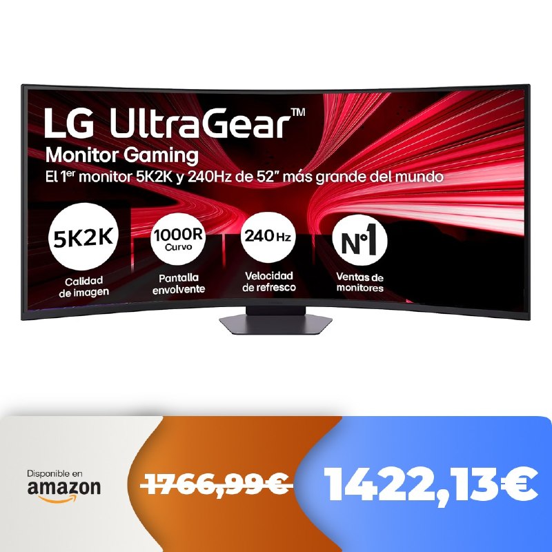 🔥 LG Monitor Ultragear 52G930B-B 52'' VA morado  🔥 ¡BUEN precio! ¡Mínimo históri