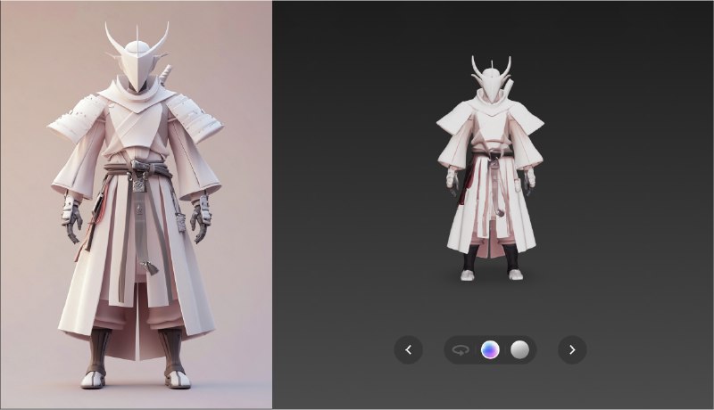 腾讯发布了 AI 全流程产品混元3D创作引擎只需要一句话就能生产带骨骼动画的完整3D 角色AI 不止用在了单纯的模型生成，还涉及到了非常多的模型后处理还有类似 Comfyui 的 3D 工作流功能，极大的提高了自由度和效率还开源了最强的 DiT 3D 生成模型 Hunyuan3D-2 ！图生和文生是最基础的 3D 生成功能，混元 3D 创作引擎也都支持，但是比较强的是他支持直接生成低多边形和 PBR 贴图的版本
