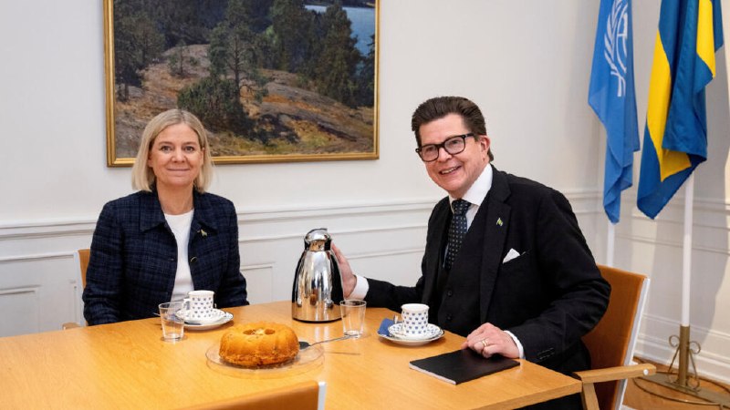 Sweden's center-left leader Andersson was tasked with forming a government after the election