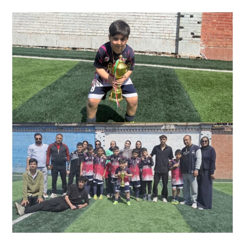 قدس نیرو نیوز: ⚽️قهرمانی تیم فوتبال کوثر در مسابقات محلات جنوب شرق تهران با حضور مارتیا احمدی🔹تیم فوتبال زیر ۹ سال کوثر با حضور مارتیا