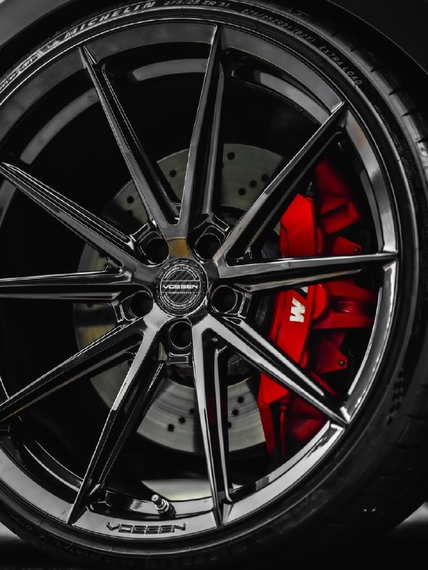 BMW M2 G87. Диски Vossen HFX-2 в глянцево-черном цвете 5