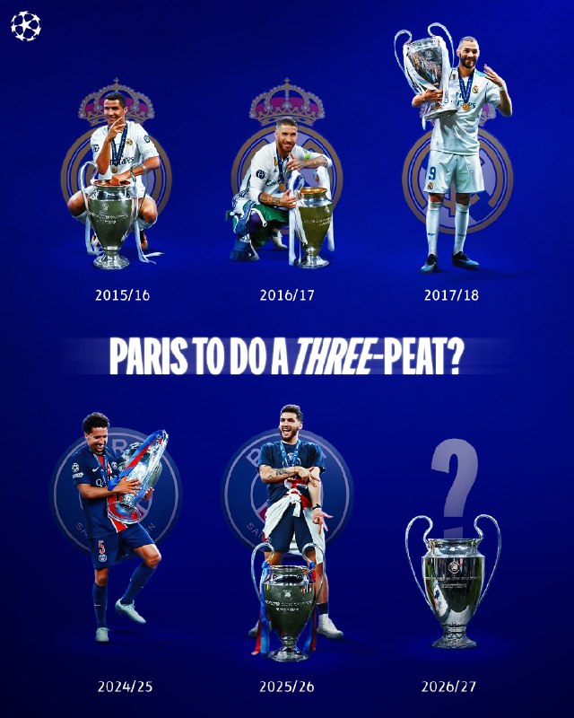 پاریسن ژرمن | Paris Saint Germain: ❓میتونیم هتریک کنیم؟🔥⚽️@ParisNewsOnline