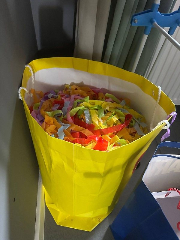 🎉 Цветное бумажное шоу для детских праздников (3 кг)