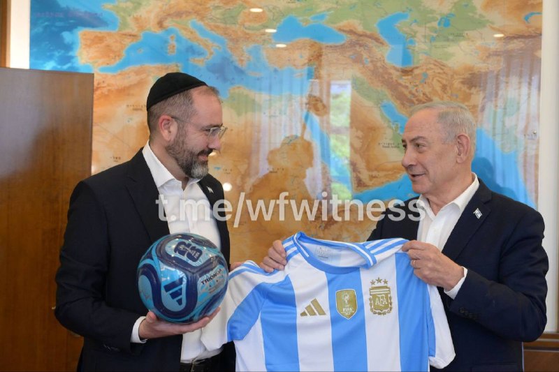 ️🇮🇱🇦🇷 ראש ממשלת ישראל נתניהו פגש את שגריר ארגנטינה בישראל, שמעון ווהניש, והביע תמיכה בארגנטינה לקראת גמ…