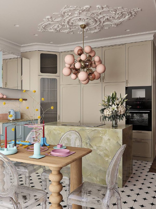Этот проект квартиры называется Брызги шампанского . Как вам? Дизайн Студия Insha - изображение 1 - этот, проект, квартиры
