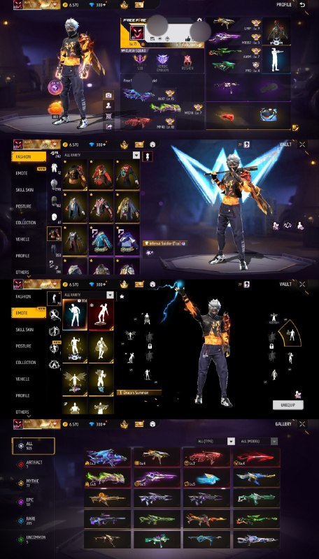 دنیای اکانت فری فایر freefire: 15800. Gh