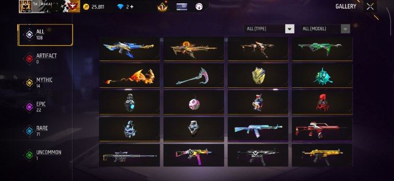 دنیای اکانت فری فایر freefire: 1️⃣ کد : 37308💪 لول اکانت : 55🌍 سرور: خاورمیانه💰 قیمت : 800🔫 دارایی اکانت : والا ست هاش بد نیست گان لجند ندارع همینا دکی
