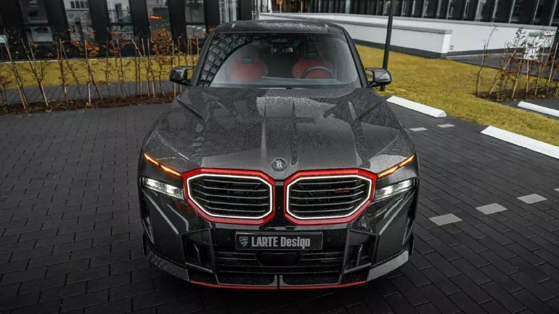 Гибридный кроссовер BMW XM Label Edition от тюнинг-ателье Larte DesignУглепласти