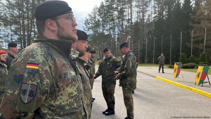 Germany deploys troops on NATO's eastern flank