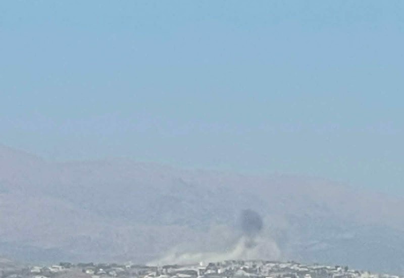 דחוף: הכיבוש מבצע הפצצה חדשה בעיירה טייבה, דרומית ללבנון.